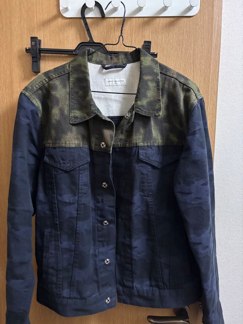 ア*E様 DRIES VAN NOTEN デニムジャケット カモフラージュ