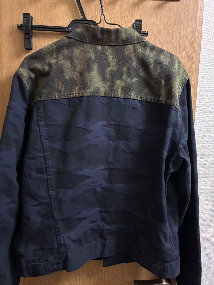 ア*E様 DRIES VAN NOTEN デニムジャケット カモフラージュ