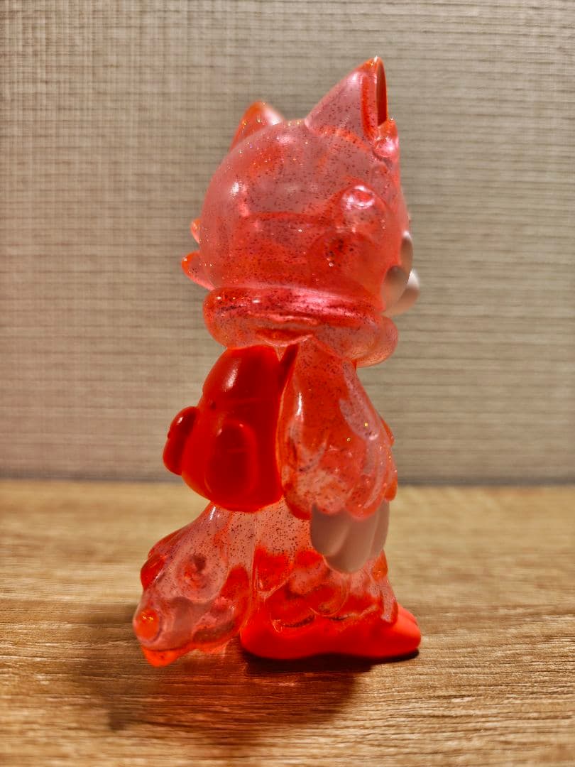 あらいきりこ　おおかみくんソフビ　キャンディピンク