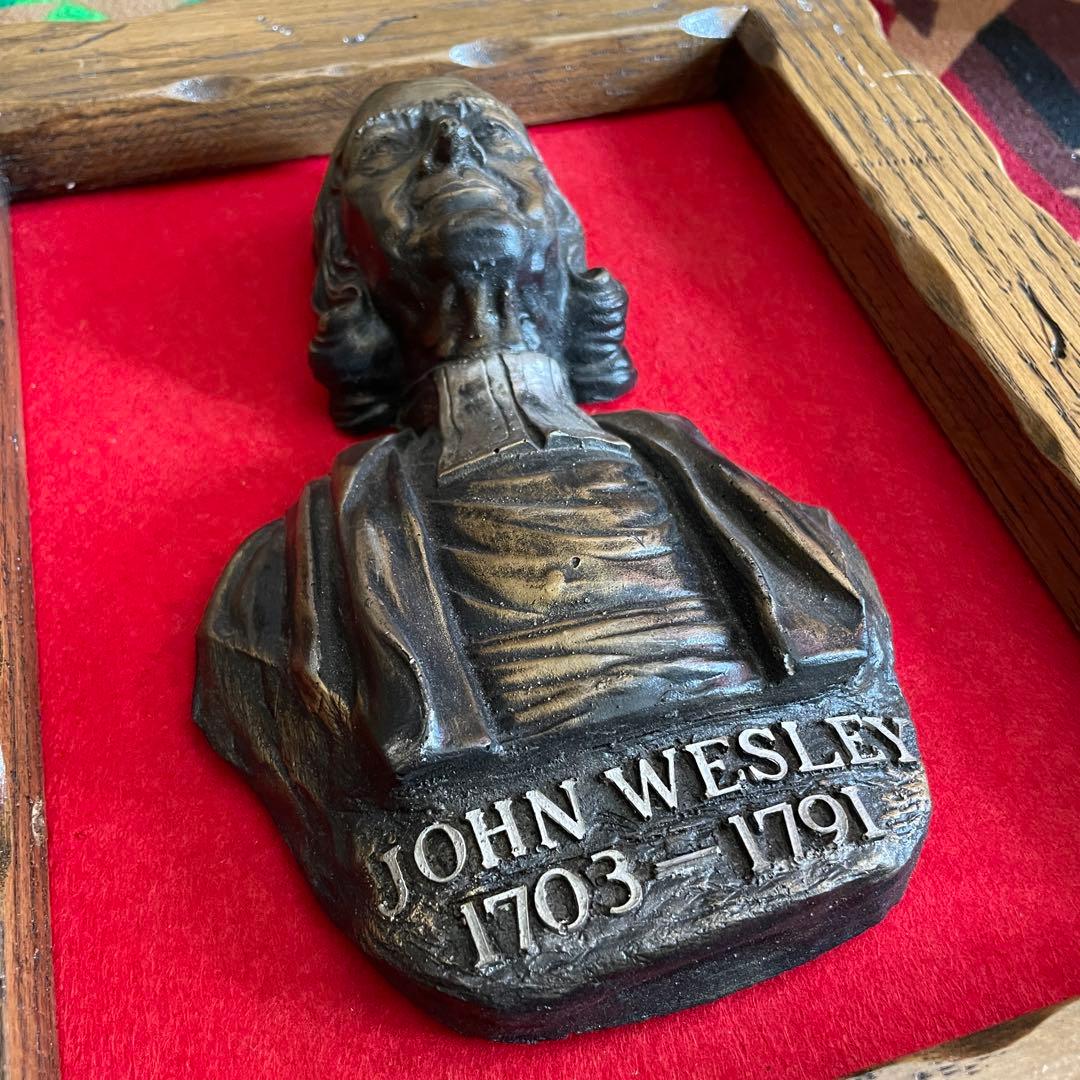貴重！60’s～70'sアメリカアンティーク　JHON WESLEY壁掛けUSA