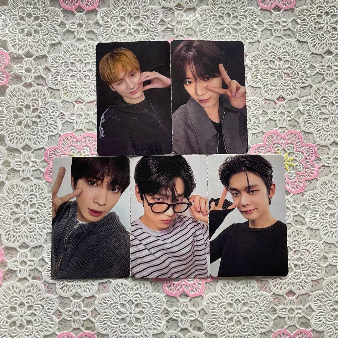 TXT メンバーセルカ 未公開 LINE MUSIC トレカ 5枚セット