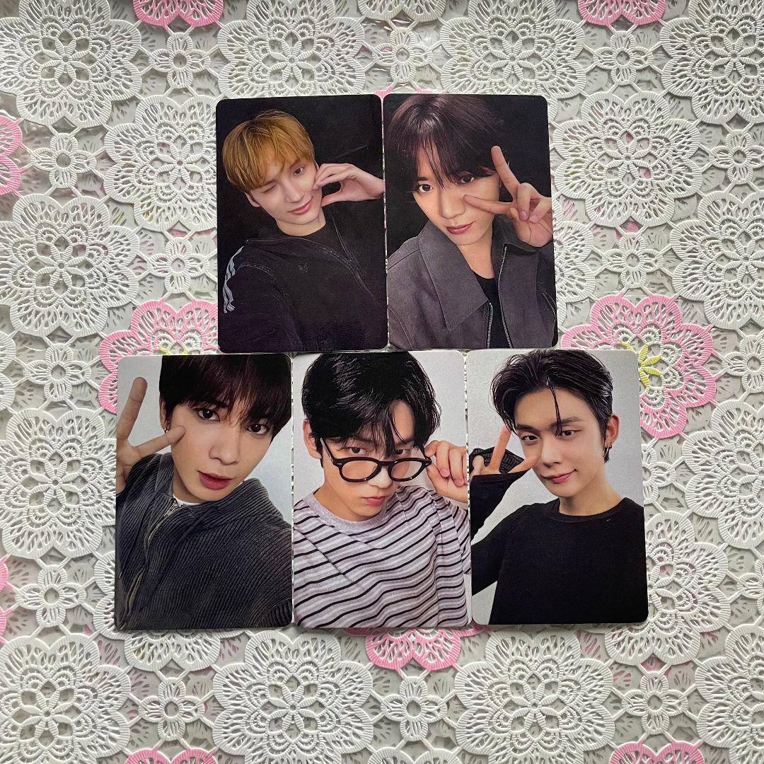 TXT メンバーセルカ 未公開 LINE MUSIC トレカ 5枚セット