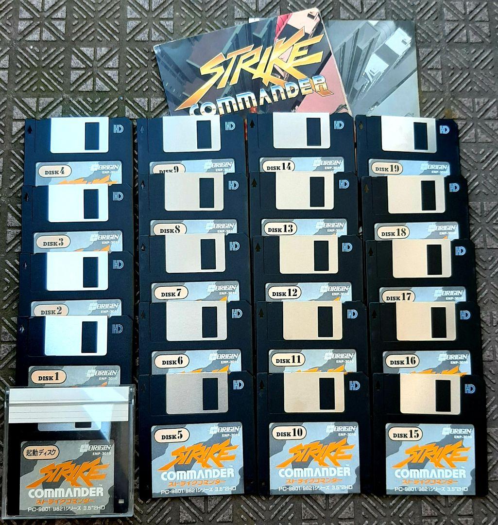 PC9821 ms-dos用 ストライクコマンダー フライトゲーム パソコン