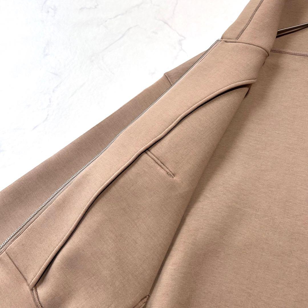 新品タグ付き スローブイエナ ボリュームジップアップ フーディ キャメル2024