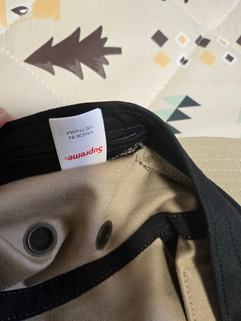 supreme 25SS military camp cap　タン