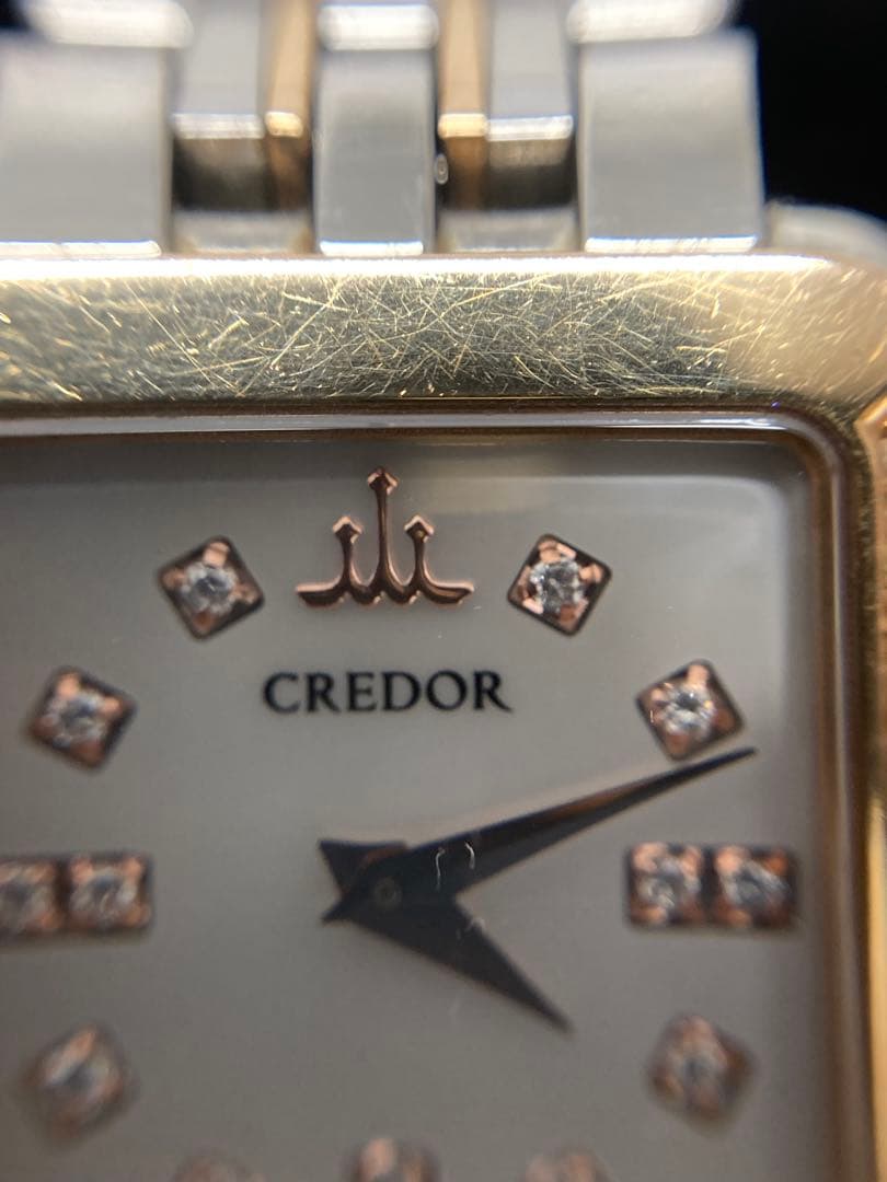 SEIKO CREDOR スクエアフェイス 時計7/31まで