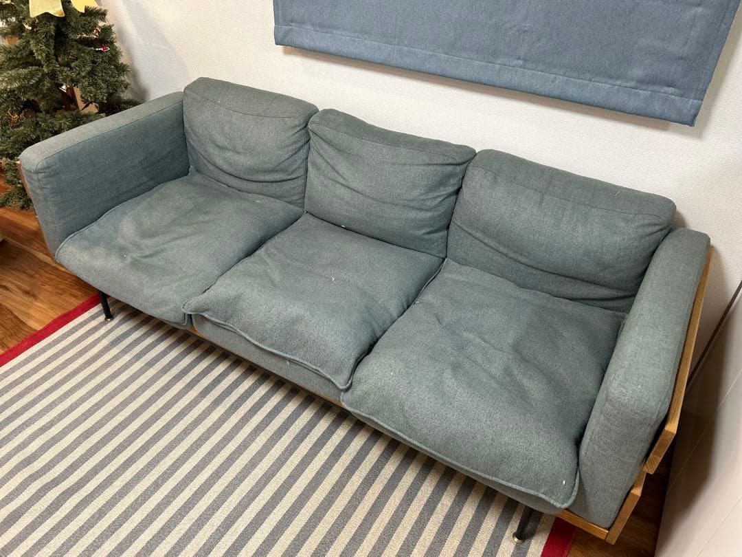 FOB STANDARD WIDE3P モモナチュラルソファ3人掛