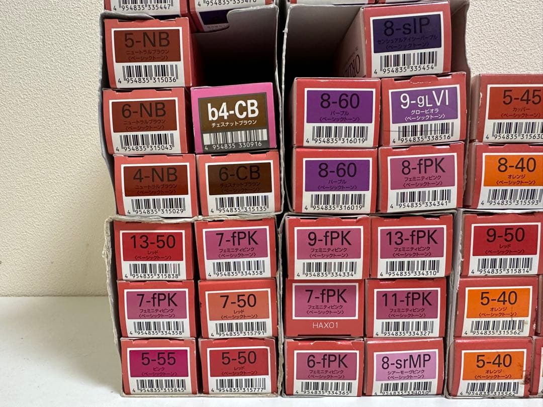 ミルボン　オルディーブ　125本セット　　フィヨーレ赤系2本サービス