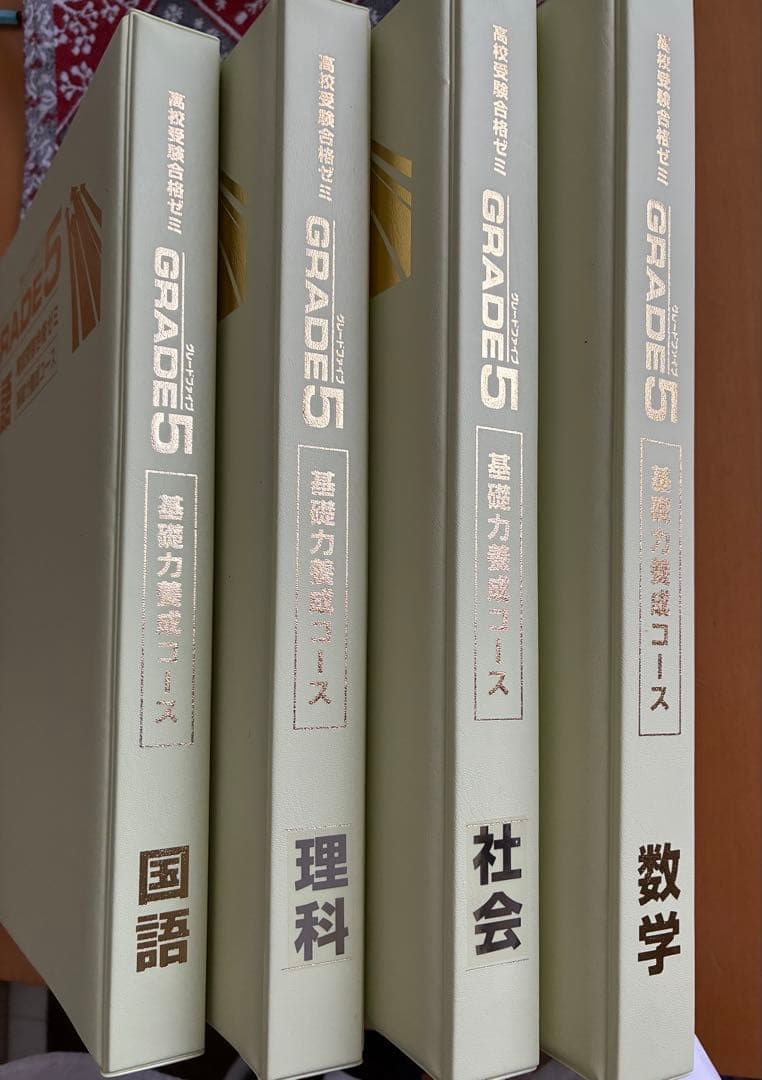 高校受験合格ゼミ　マイティナビ　グレード5 4教科　基礎力養成・実戦力完成コース