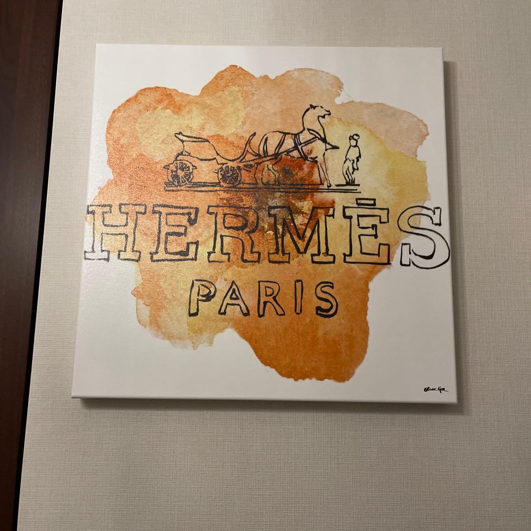 Oliver Gal Orange Paris キャンバスアート 51×51