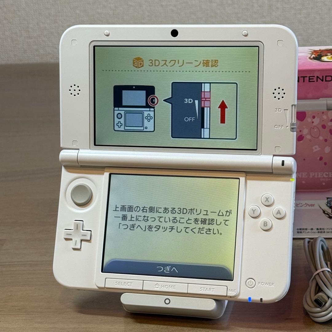 6-058 ニンテンドー3DS LL ワンピース チョッパーピンク 箱付き
