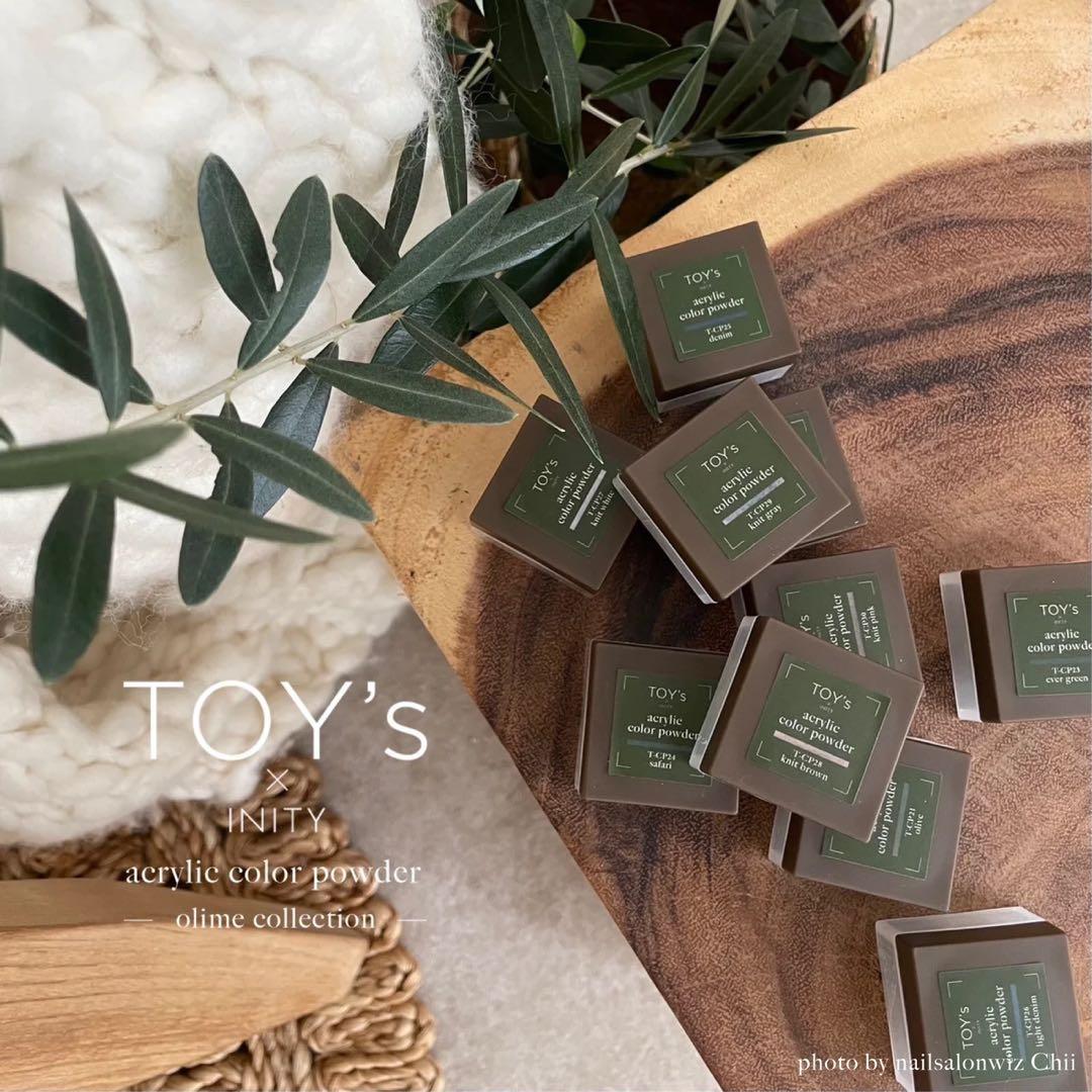 ジェルネイル・ネイルシール TOY's acrylic colorpowderolimecollection