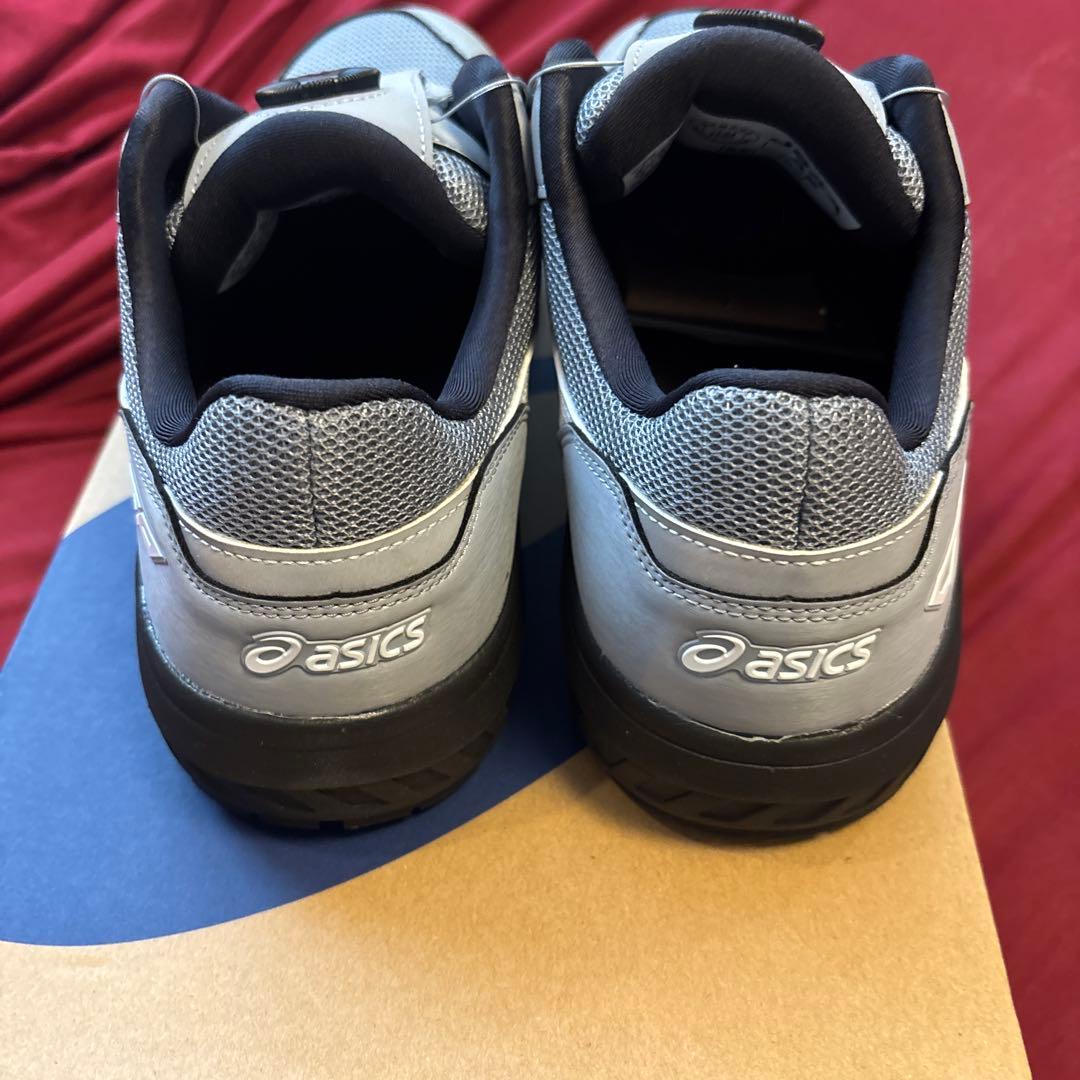 asics BOAフィットシステム安全靴 グレー