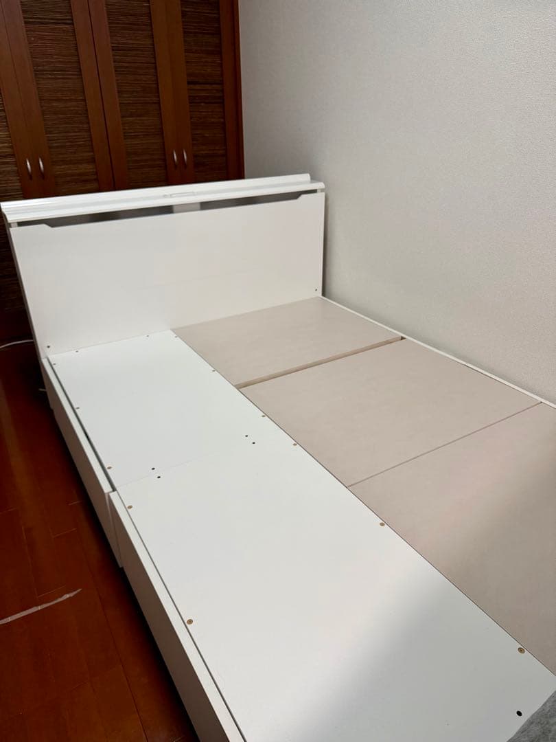 【引取り限定価格】ニトリ　ダブルベッドフレーム　コンソン