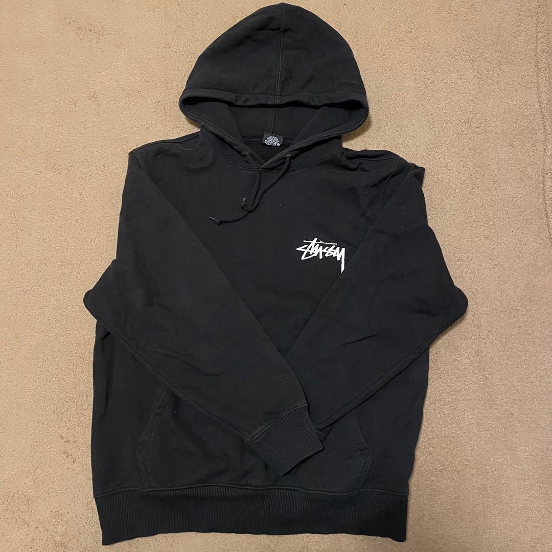 Stussy ブラック パーカー Sサイズ
