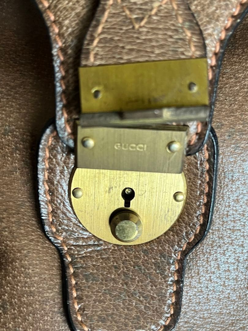 GUCCIオールドボストンバック大容量