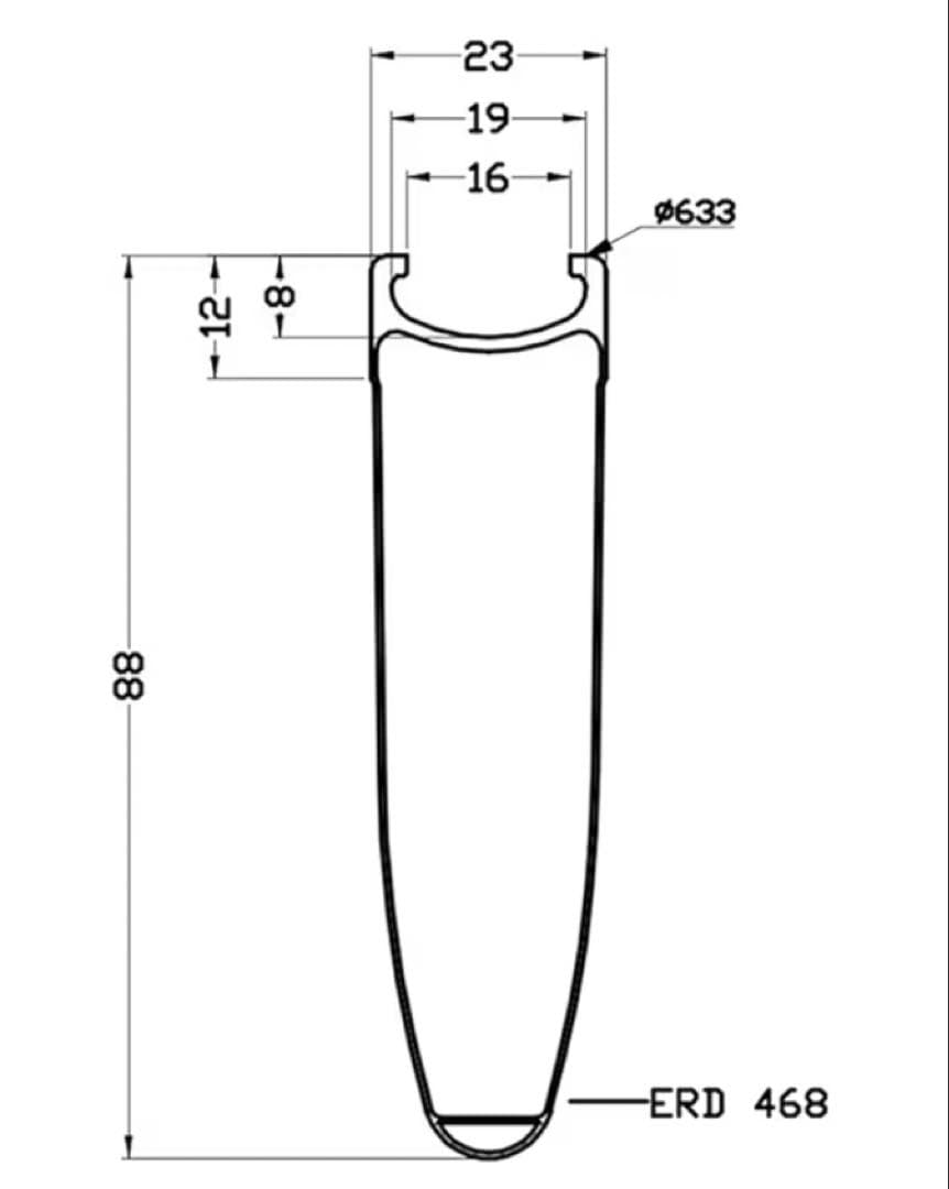 ケ*タ様 SUPERTEAM 88mm ホイール 23mm 700c
