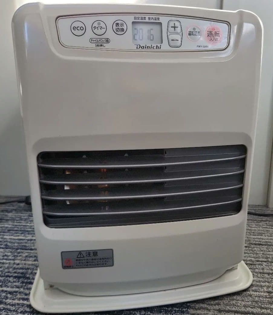 動作品 22年製 Dainichi 石油ファンヒーターFWY-32R1