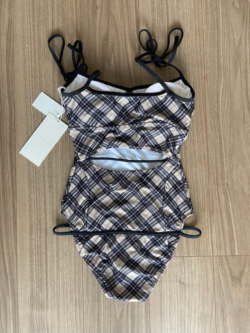 andmary Nadia check swimsuit 水着