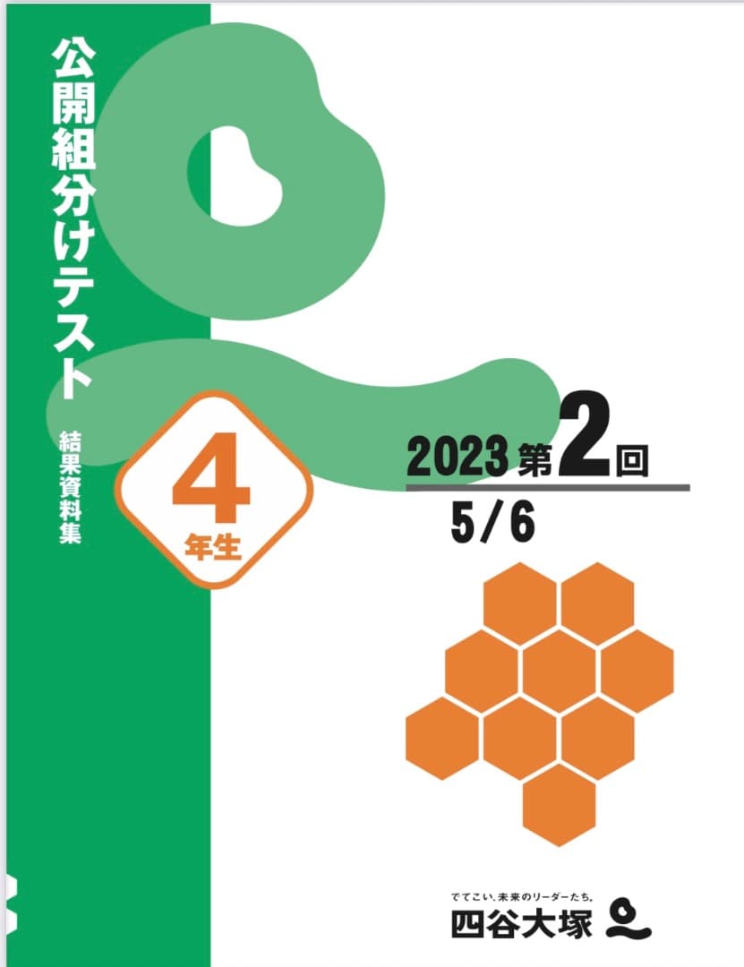 【大幅値下げ】A4判22-25年４年分小4年組分けテスト全36回四谷大塚早稲アカ