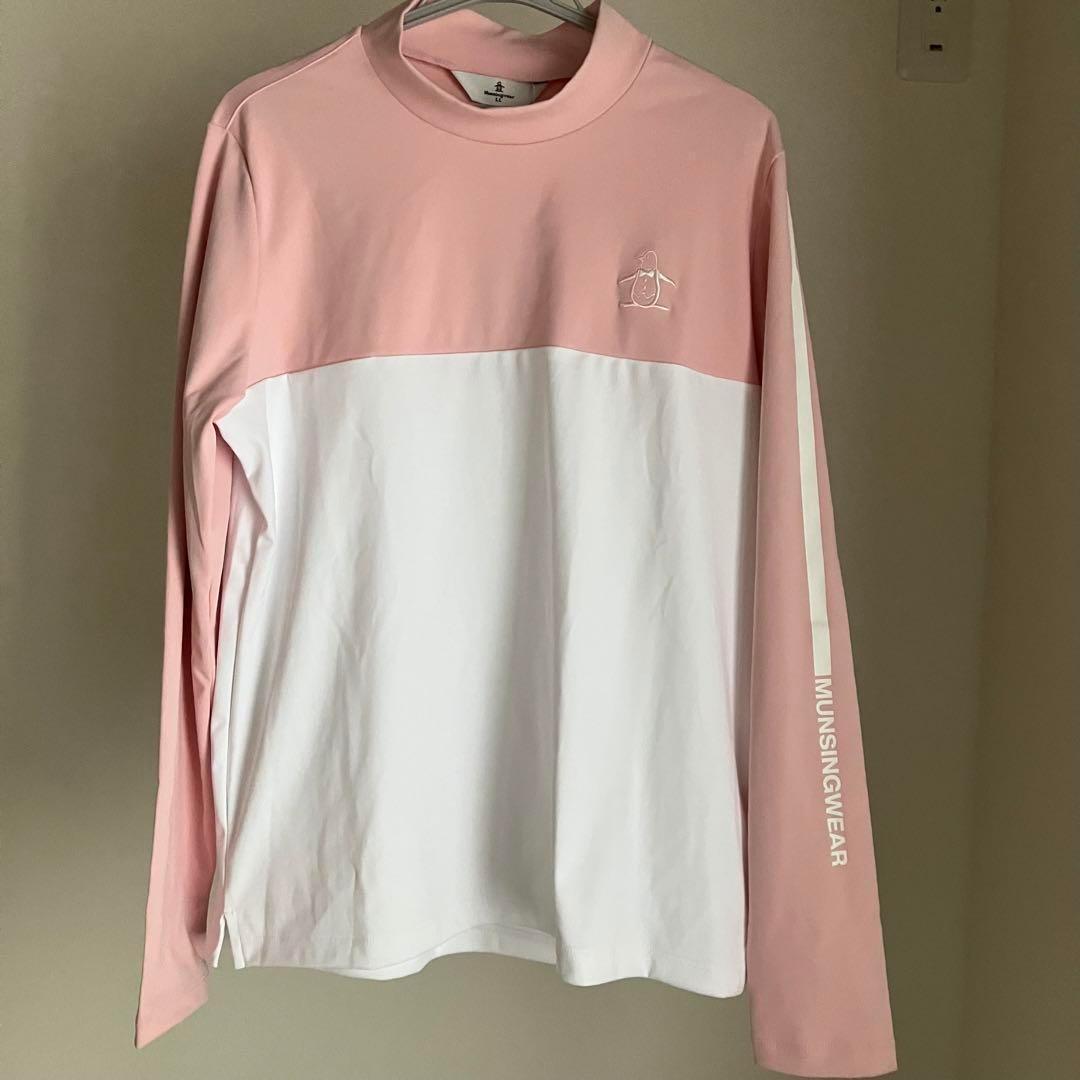 [マンシングウェア] 長袖シャツ 防透 吸汗速乾 UPF50+ モックネックLL