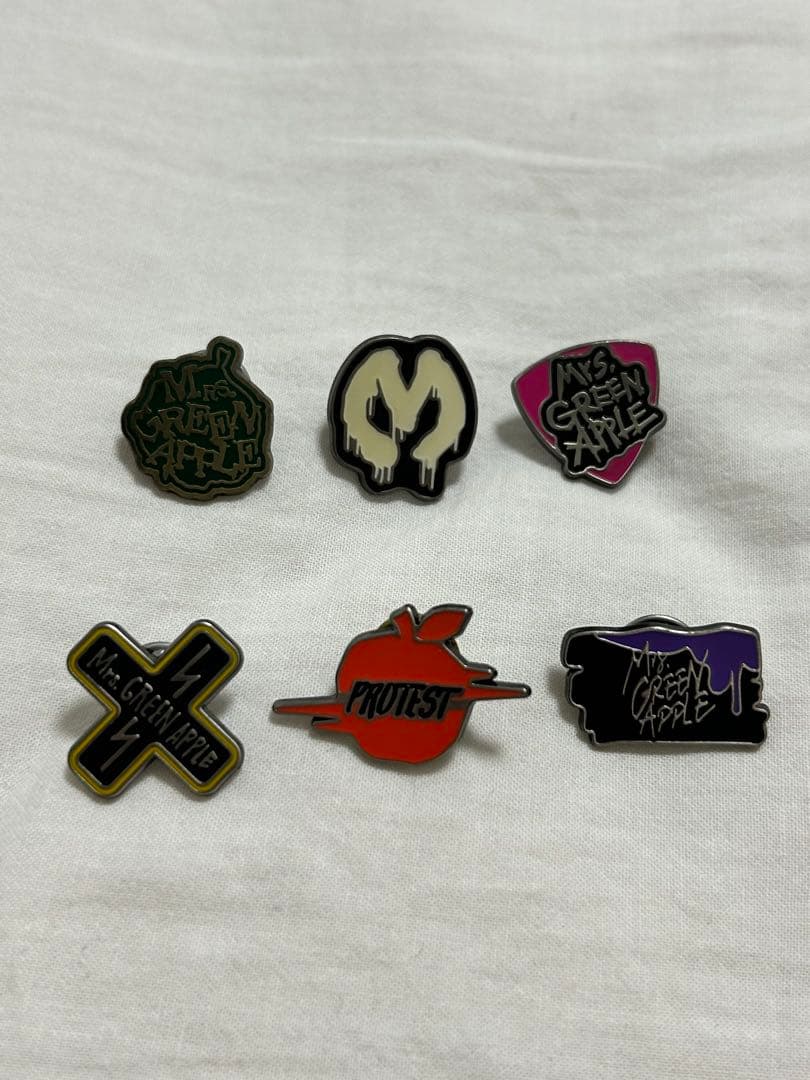 Mrs. GREEN APPLE ピンバッジ コンプセット