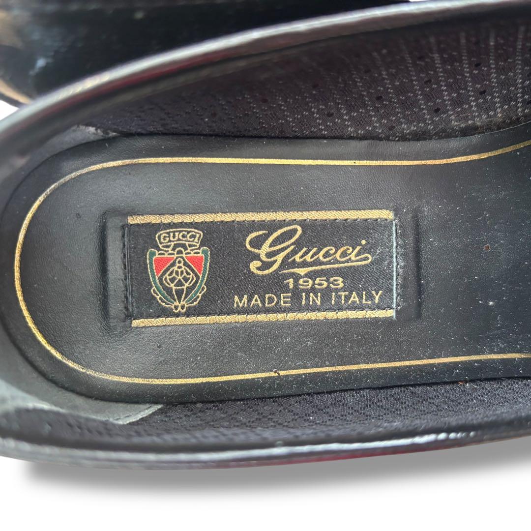 ^*^様 【美品】GUCCI グッチ1953 ホースビットローファー パテントレ