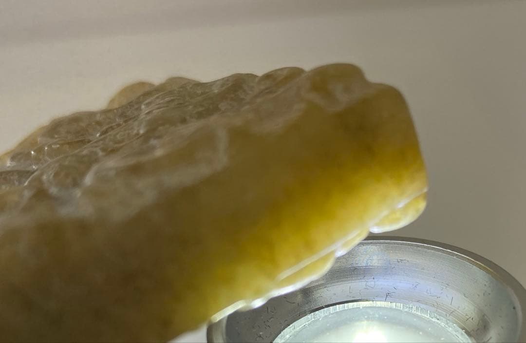 古砡　龍彫　装身具　縦6.5㎝/96g 東Y7-0404☆2Fタサチ