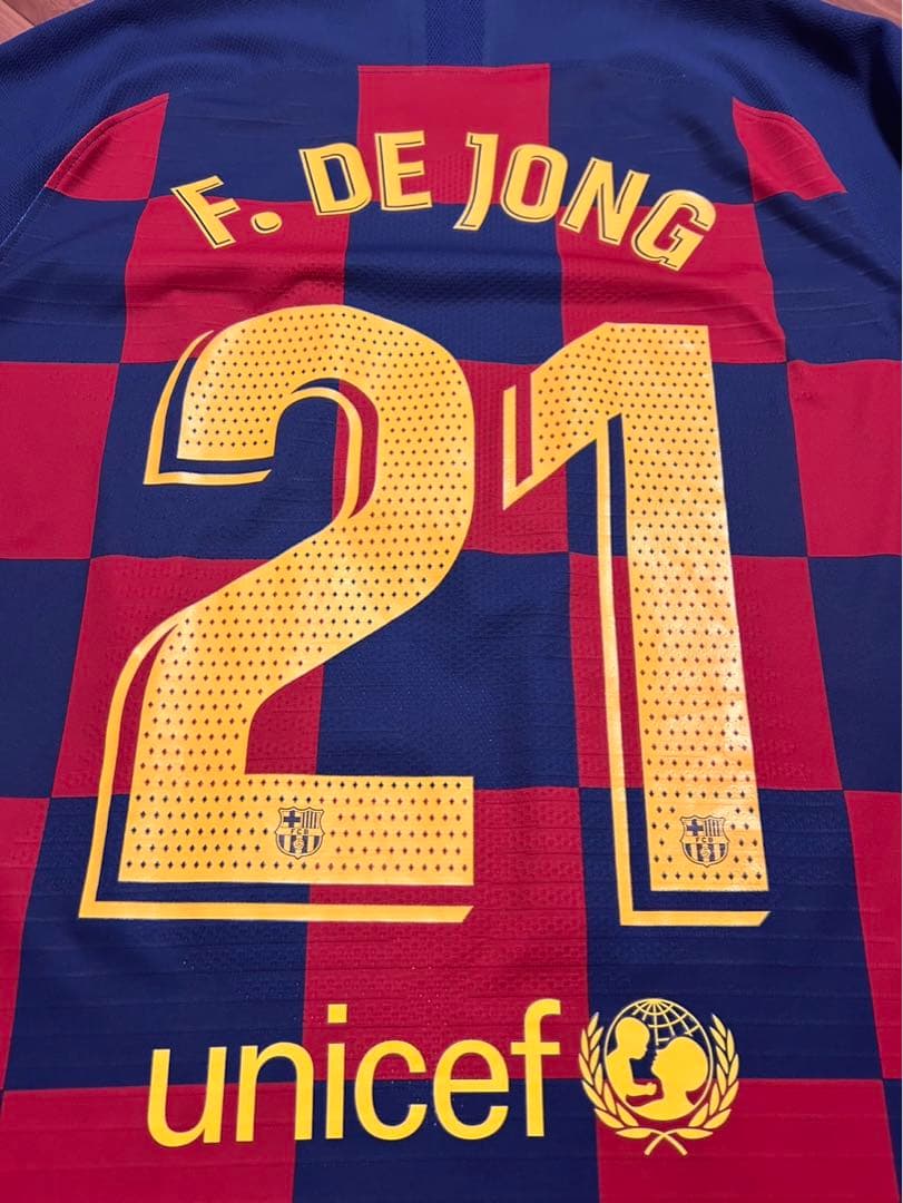 フレンキーデヨング バルセロナ ユニフォーム Ｌサイズ