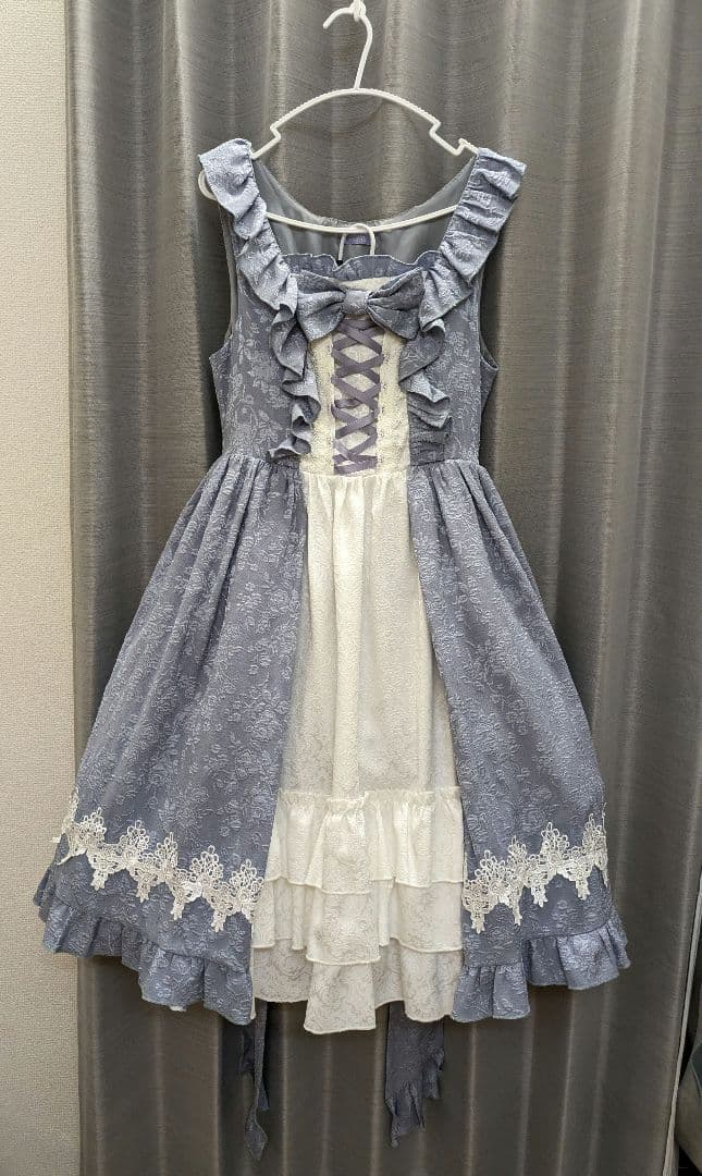 axes femme kawaii ロココ　ジャンパースカート ブルー