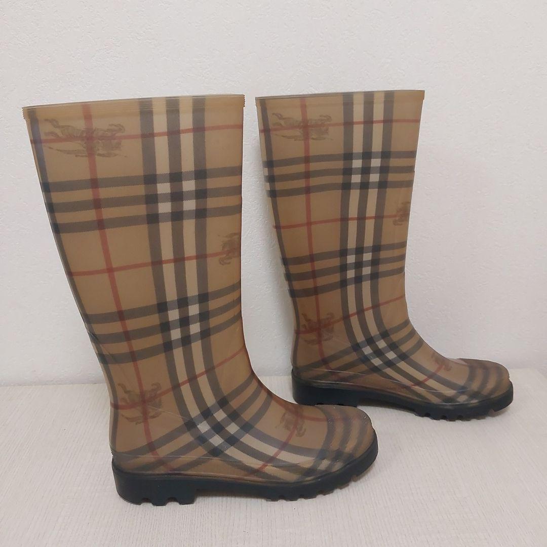 Burberry クラシックチェック レインブーツ UK4