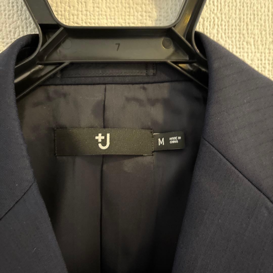 （未使用品）ユニクロ　＋J ネイビー　ウールジャケット