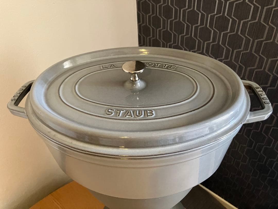 STAUB ピコ・ココット37 オーバル　グレー