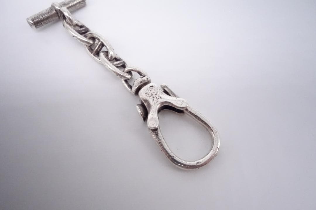 HERMES エルメス シェーヌダンクル キーホルダー キーリング ヴィンテージ