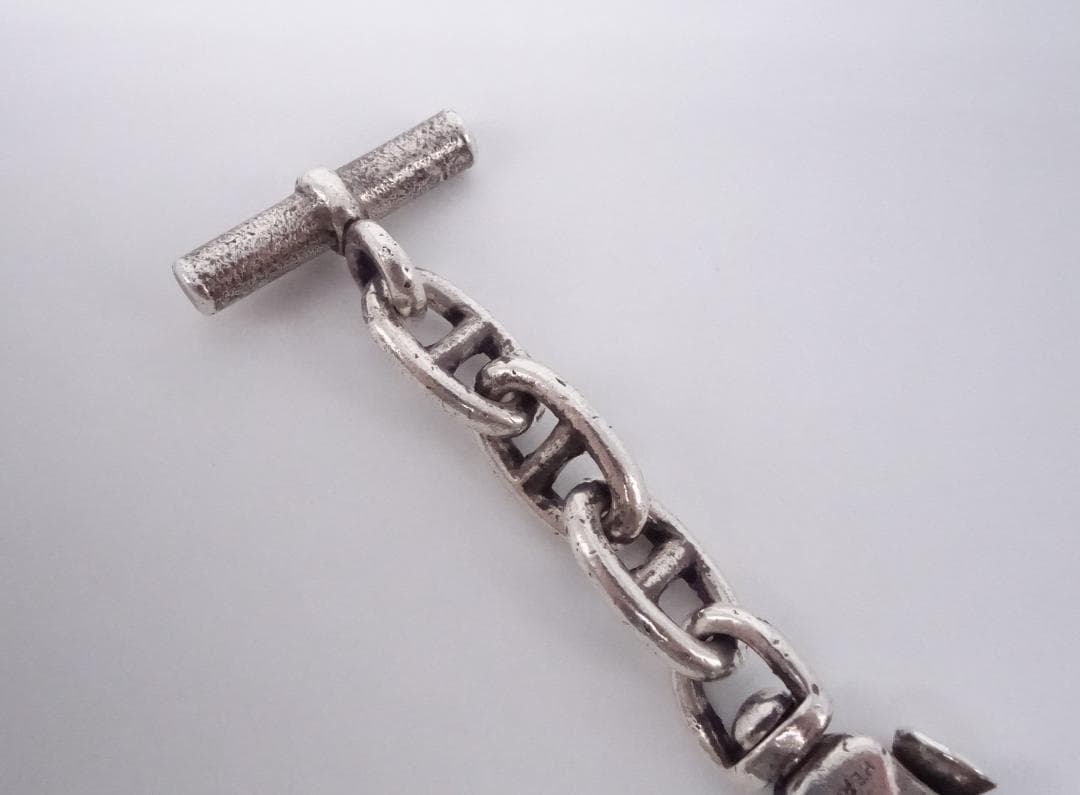 HERMES エルメス シェーヌダンクル キーホルダー キーリング ヴィンテージ