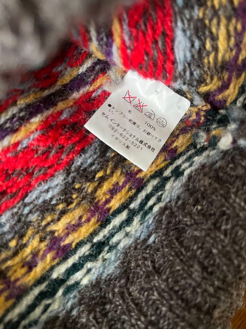 極美品 ジャミーソンズ フェアアイル ウール ニット L JAMIESONS