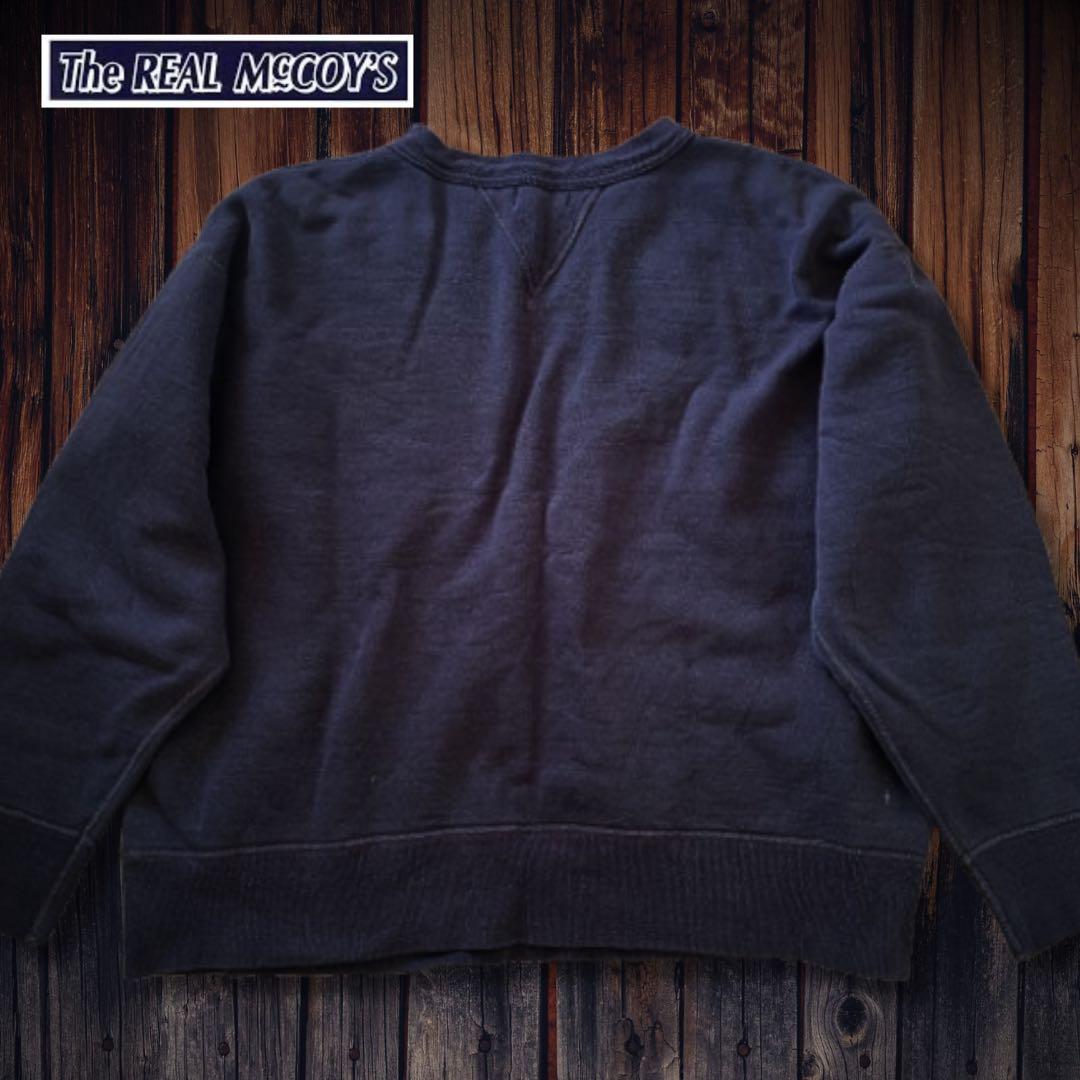 『皇帝降臨』The REAL McCOY'S（旧マ ッコイ）スウェット茄子紺