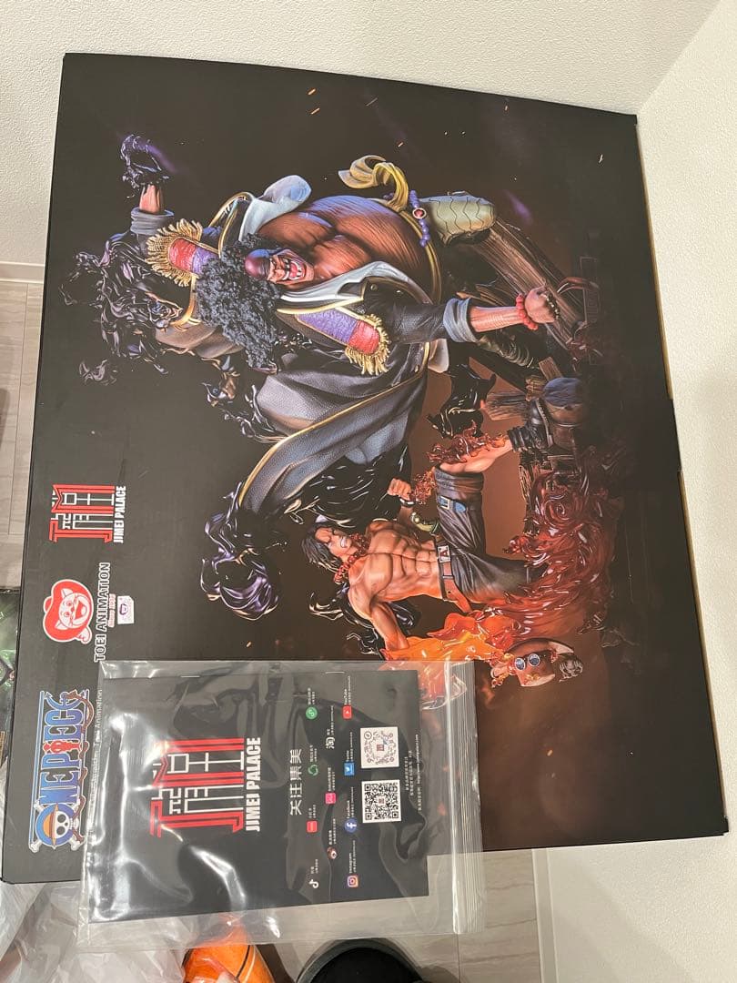 ONE PIECE エース VS 黒ひげ ガレージキット ガレキ スタチュー①