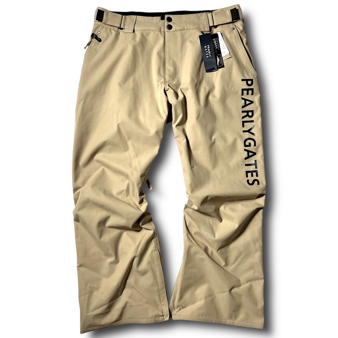 ベージュ パーリーゲイツ 定3.9万 防汚防水防風 ストレッチ スノーウェア M