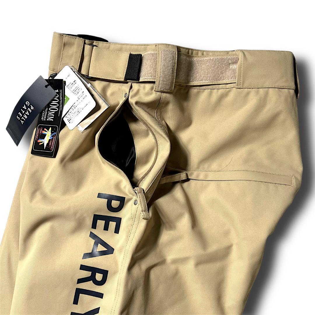 ベージュ パーリーゲイツ 定3.9万 防汚防水防風 ストレッチ スノーウェア M