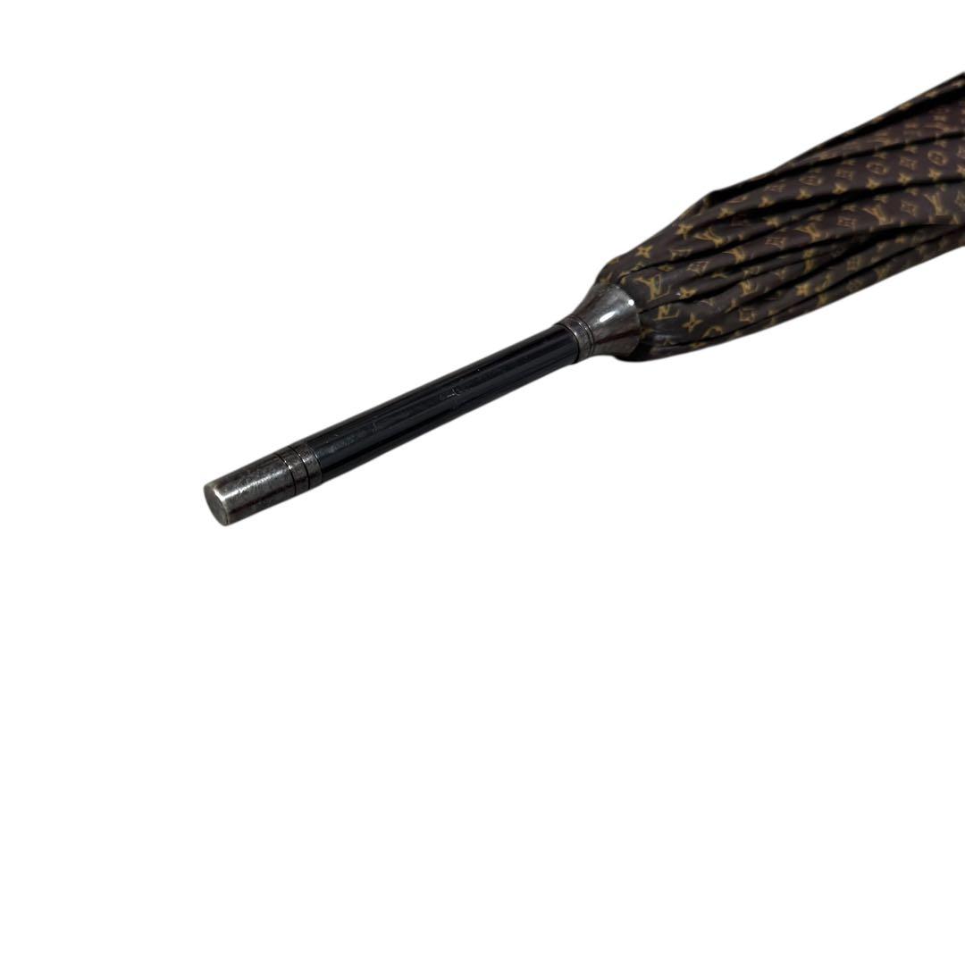 美品 LOUIS VUITTON 傘 モノグラム 総柄 ブラウン LV