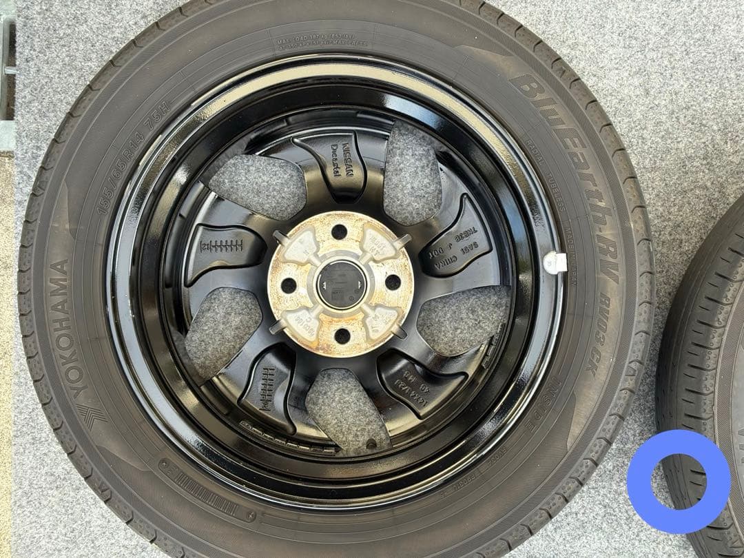 【商談中】日産ルークス 純正タイヤホイール 4本セット