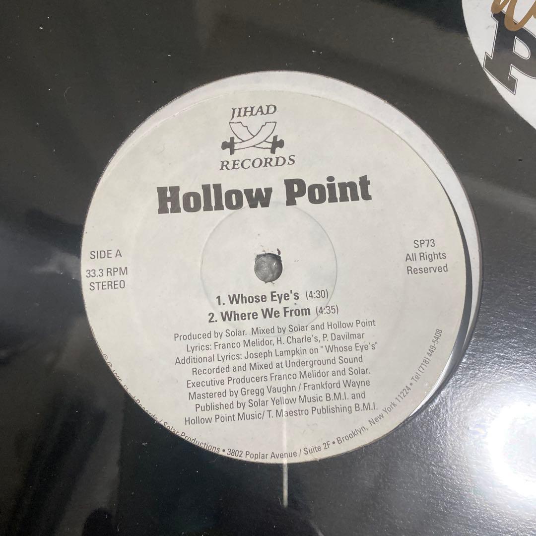 Hollow Point whose eye's EP 12inch 一枚のみ