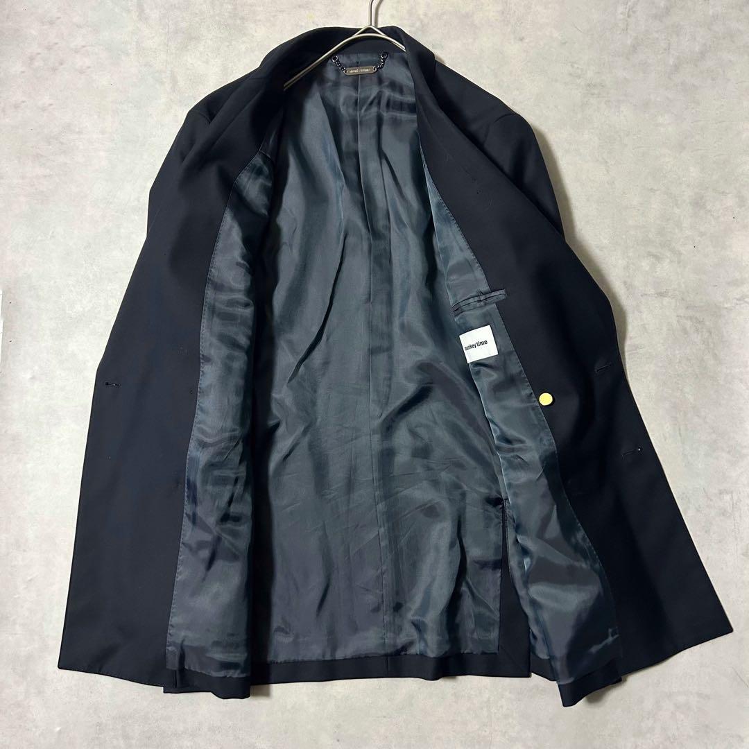 モンキータイム 紺ブレ 金ボタン ダブルブレスト 6つ釦 テーラードジャケット