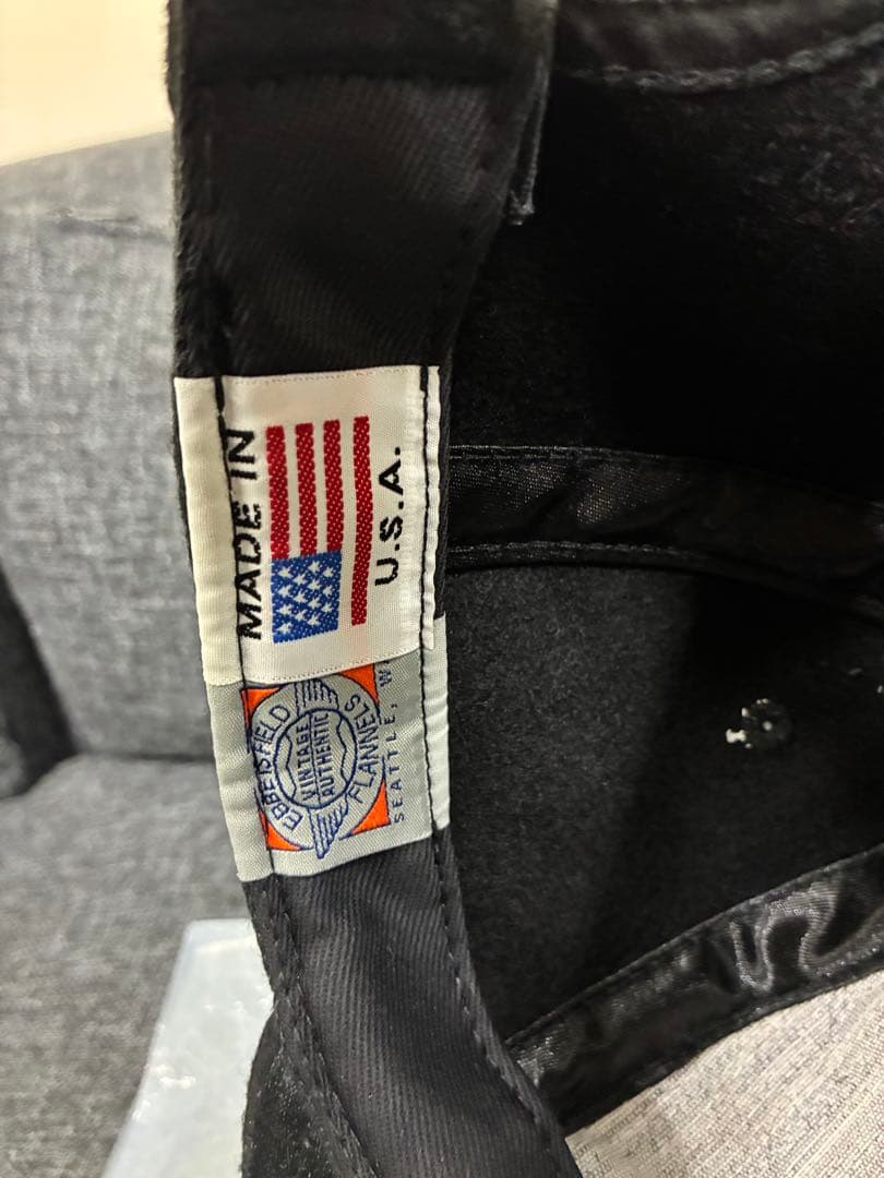 CDG × EBBETS FIELD FLANNELS キャップ BLK (F)