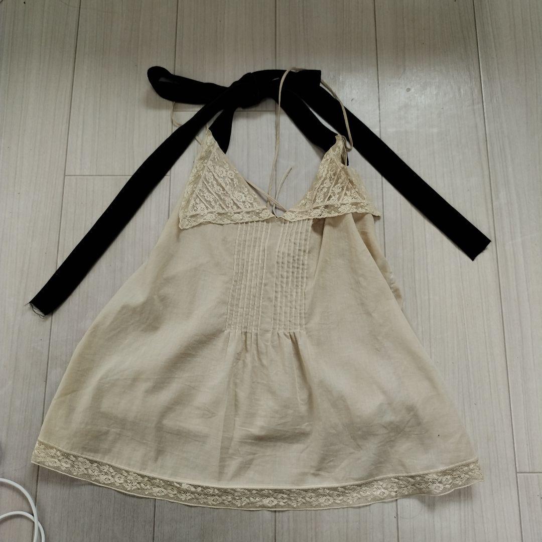 レース付きベージュキャミソールビリティスディセッタン jpgoodbuY