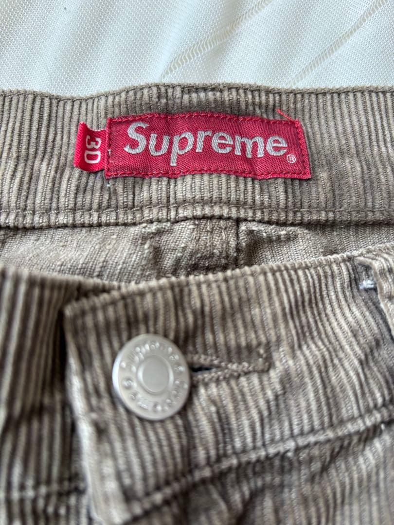 Supreme シュプリーム コーデュロイペインターパンツ 茶 30