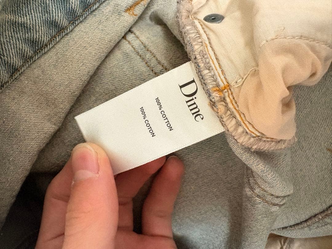 Dimeブルーバギーデニム　スカイブルー