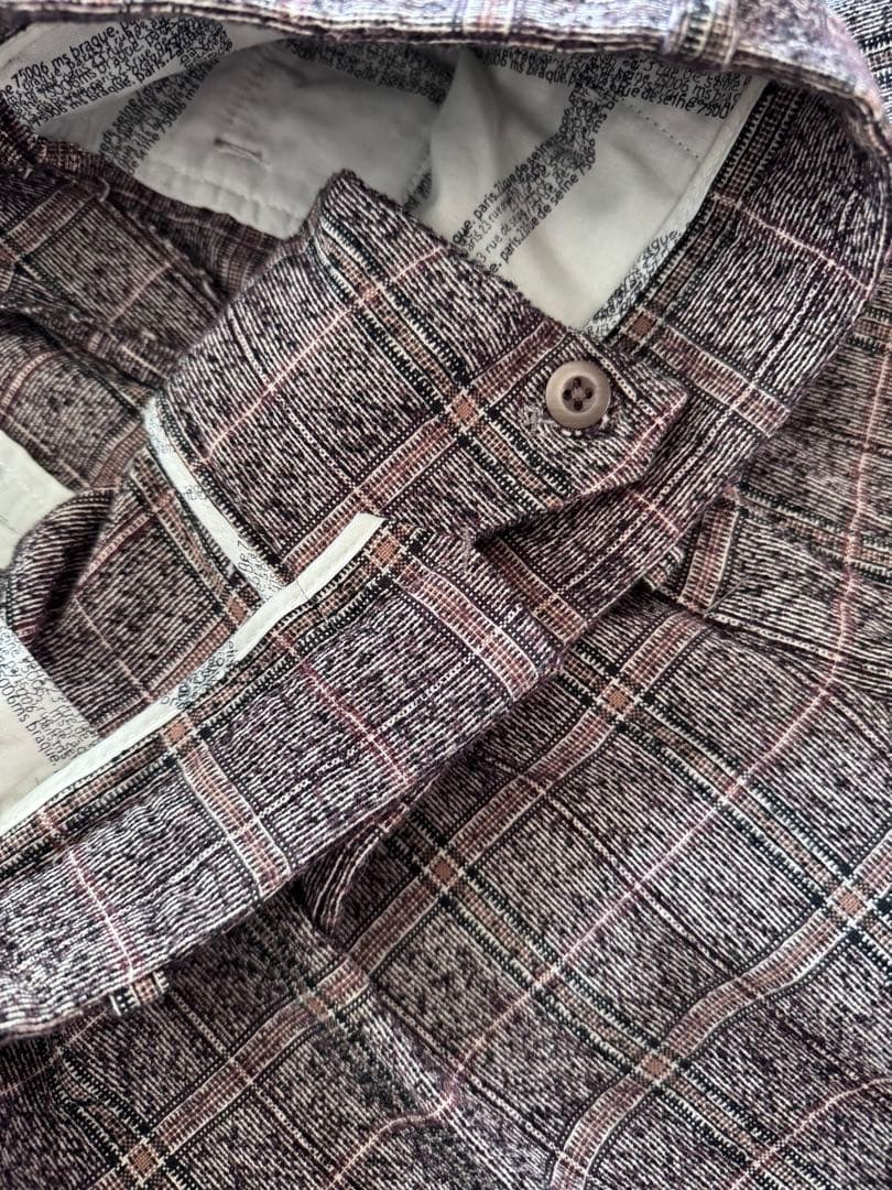 m's braque【エムズ ブラック】　TUCKED WIDE PANTS