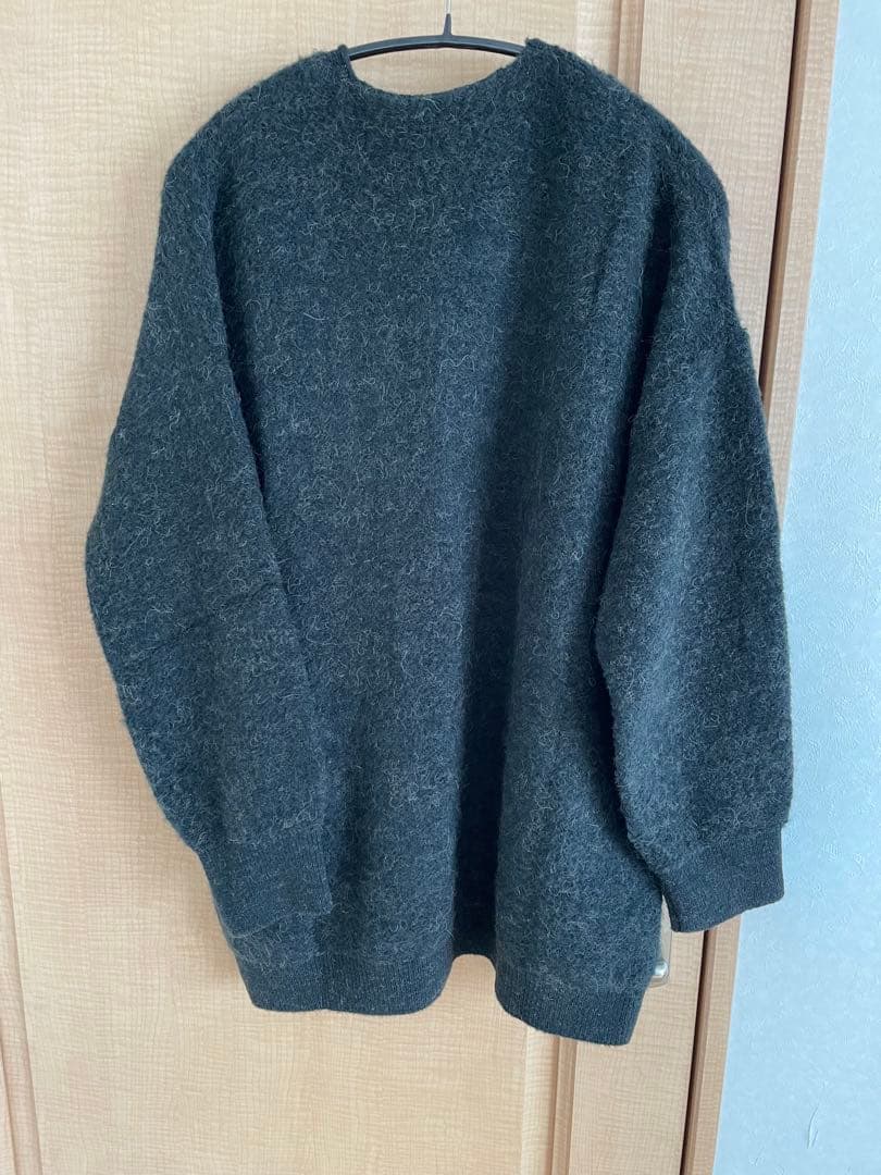 アワーホーム　洗えるアルパカ混ふんわりニットガーデ　⭐︎今季完売